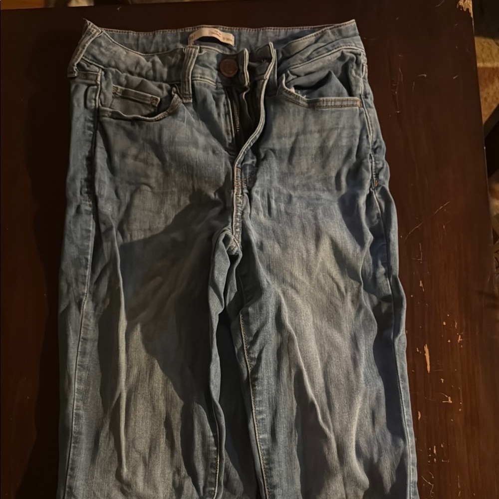 SO Women's Skinny Jeans - Light Blue